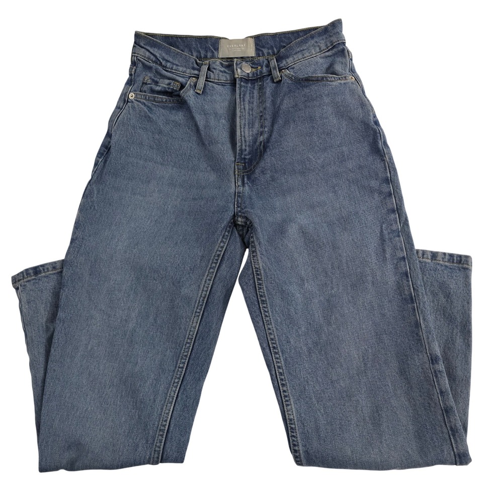 Everlane The Original Cheeky Jean 25 Crop Womens Light‎ Wash Denim
